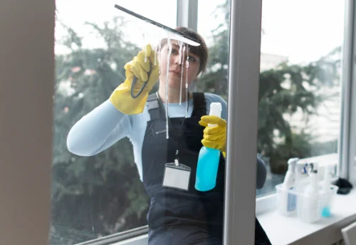 Nettoyage de vitres intérieures et extérieures à Villemoutiers